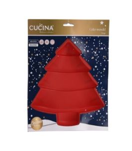 FORMA ARVORE NATAL 23CM SIL.#